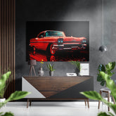 Classical Car Brushed Aluminum Dibond Wall Art.